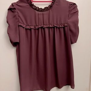 Maroon blouse